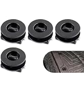 WZP 4PCS Car Carpet Fixing Clips, Plastic Interior Floor Mat Fasteners, Auto Carpet Retainers, No...