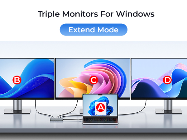 RayCue USB C Hub Adapters for MacBook Pro