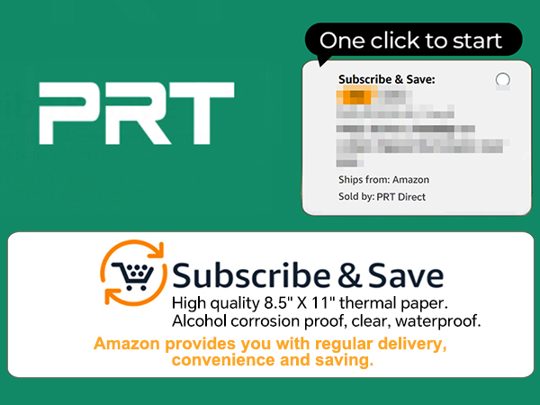 8.5X11 thermal paper