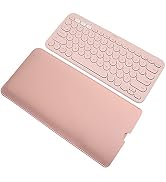 PU Leather Keyboard Sleeve Case for Logitech K380 Wireless Bluetooth Multi-Device Keyboard, Logit...