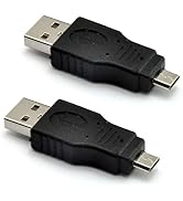 UCEC USB 2.0 Adapter - A-Male to Micro-Male - Black (2 Pack)