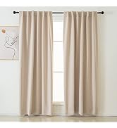 Pickluc Blackout Curtains 84 Inches Long 2 Panels, Black Out Drapes for Bedroom or Living Room, B...