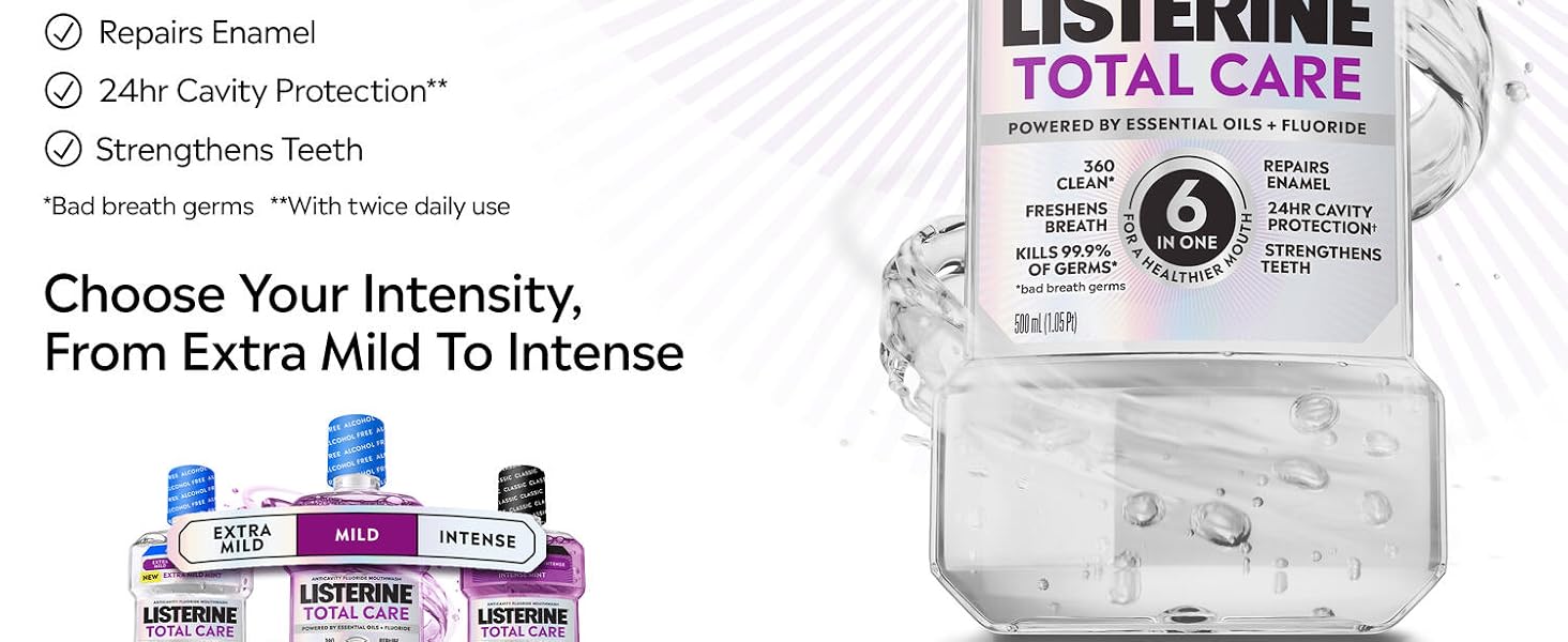 Choose your intensity from extra mild to intense