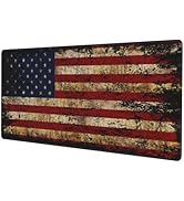 American Flag Gaming Mouse Pad, Large Mouse Pad for Desk Mat XXL XL Mousepad, Big Keyboard Pad Of...