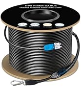 UPC Uniboot Lc Fiber Cable - Single Mode 200M/656FT, Outdoor Armored Fiber Optic Cable, 2 Core OS...