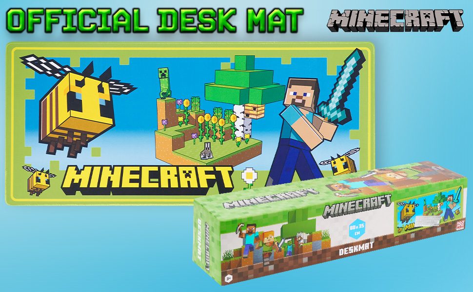 Minecraft Desk Pad for Kids and Teenagers
