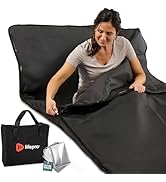 Lifepro RejuvaWrap Infrared Sauna Blanket for Detox & Relaxation – Low EMF Carbon Fiber Heating, ...