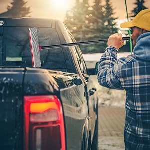 waterless wash automotive large truck auto inside shower door squiggy