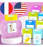 KILOGOGRAPH Bilingual English French Flash Cards - Talking Flash Cards for Kids, 510 Sight Words,...