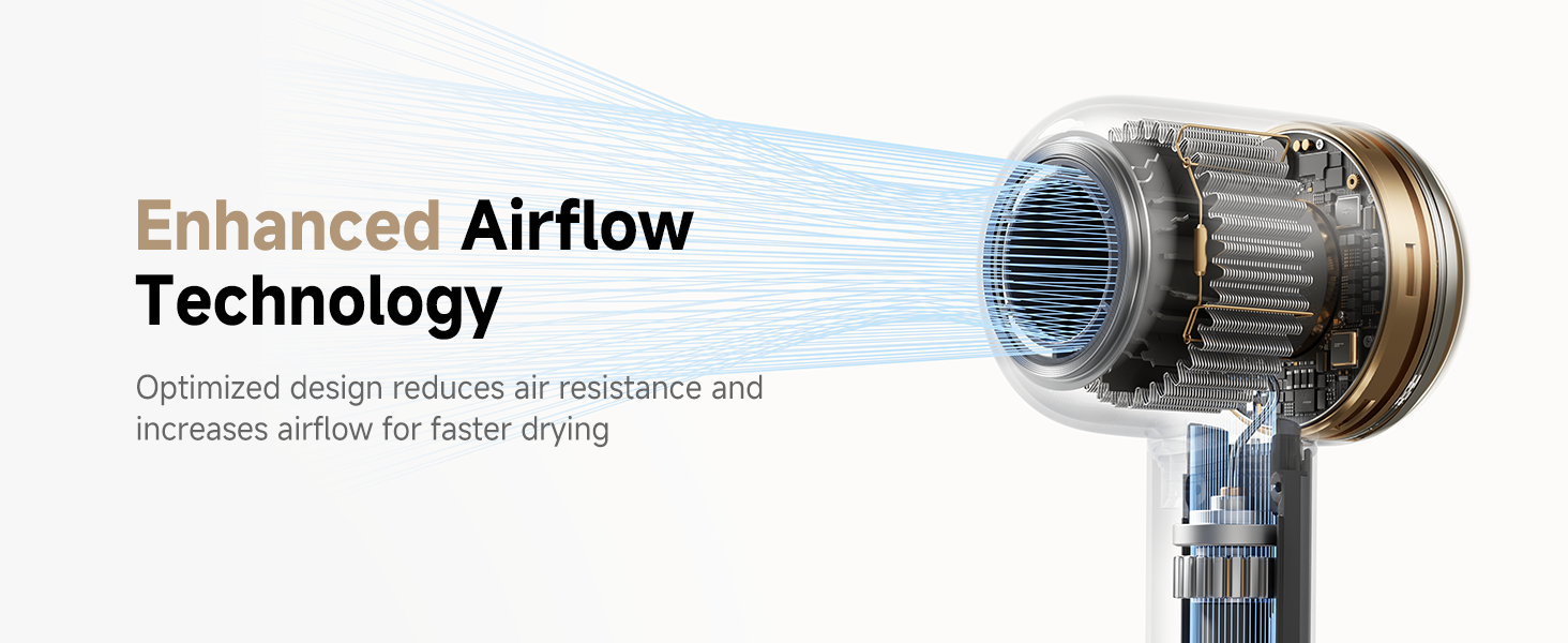 hair dryers Enhanced Airflow Technology