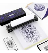 Rongta Tattoo Stencil Printer, F81S Wireless Thermal Tattoo Printer with 5pcs Transfer Paper, Com...