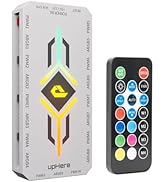 upHere PWM & 5V Addressable ARGB Magnetic Fan Hub –1 to 9-Port PC Case Splitter with Remote Contr...