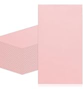 100pcs Pink Napkins, Disposable Hand Towels for Bathroom, Decorative Paper Guest Towels for Dinne...