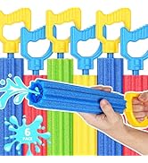 Water Guns, Outdoor Water Toys Gift-Handle Set 6 Pack…