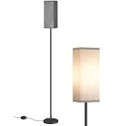 GOEBLESON Floor Lamp, Pole Lamp with Foot Switch, Modern Standing Lamp Lampshade, Minimalist Free...