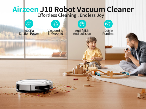 Airzeen J10 Robot Vacuum Cleaner
