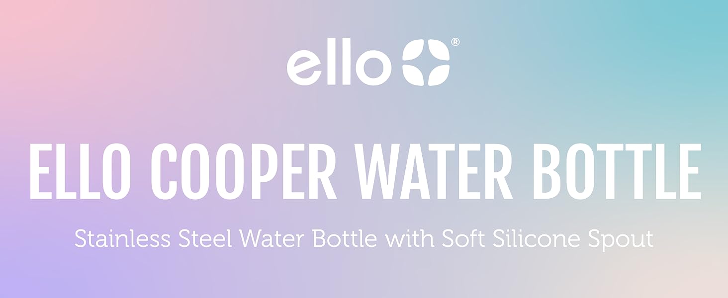 ello cooper stainless steel water bottle