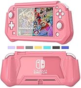 iNOTOGG Coral Compatible with Nintendo Switch Lite Case with Anti-Scratch and Shock Absorbing Pro...