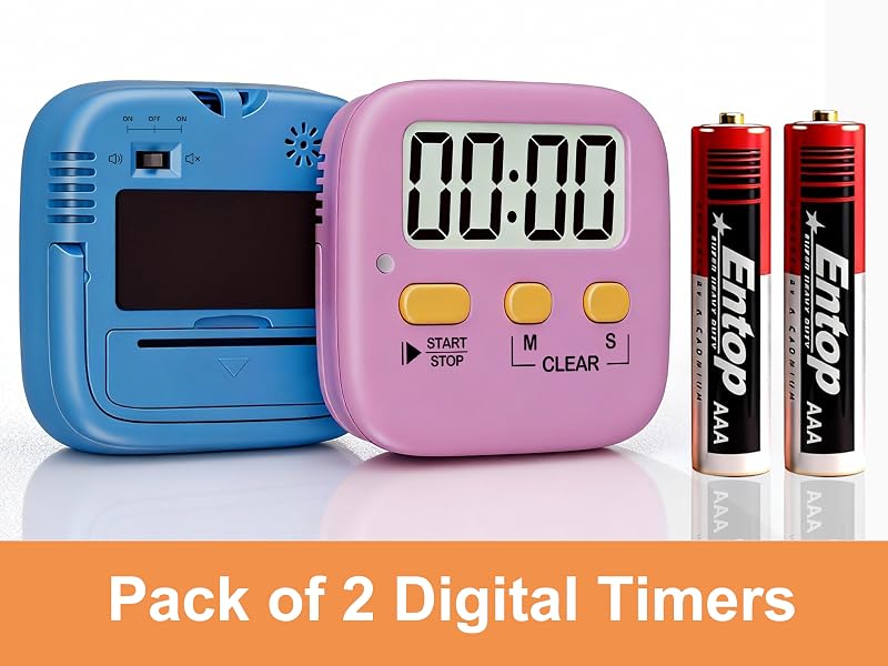 Pack of 2 Digital Timers