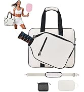 LAKE OF FIRE Pickleball Tote Bag for Women Men with Adjustable Shoulder Strap Fence Hook Crossbod...