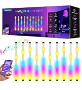 Music Sync LED Wall Lights, 10 Pack Independent Control RGB with App & USB, Beat Activated Lights...