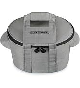 Le Creuset Large Round Tote Bag, Noir | Large Fits 7.25 qt. or 9 qt.Round Dutch Oven