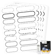 480 Pcs Waterproof Labels for Bottles, Self-Laminating Multipurpose Waterproof Labels Daycare Nam...