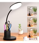 Vicsoon Desk Lamp, LED Desk Lamps for Home Office, Touch Table Lamp with 3 Color Modes 360° Adjus...