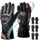 IRON JIA'S Motorcycle Gloves Winter Cold Weather Warm Touchscreen Waterproof Windproof Protective...