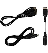 Timorn GBA SP Link Cable GBA SP Charger Cable GBA SP Headphone Adapter USB Charging Cable 3.5MM H...