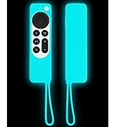 TOKERSE Glow Case for Apple TV 4K HD Siri Remote 2022 2021 - Silicone Remote Control Cover Case G...