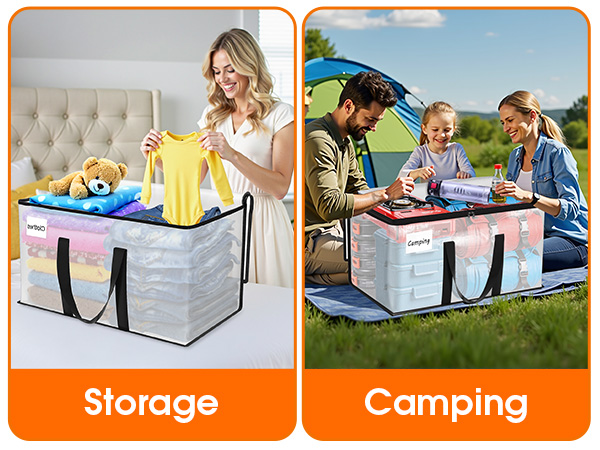 storage bins with lids
