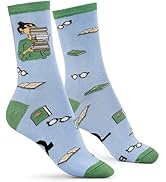 TILISMA Book Lovers Gifts | Book Club Socks for Women | Reading Socks for Bookworms, Avid Readers...