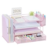 Desk Organizers Pink