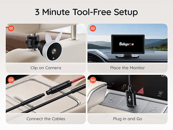 3 Minute Tool-Free Setup