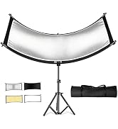 YUOCU Clamshell Light Reflector Diffuser with Light Stand Kit, 70