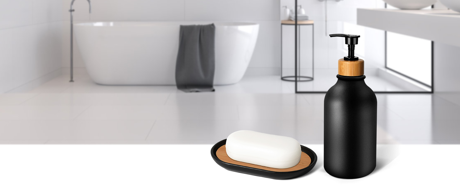 bathroom accessory set