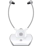 Wireless Headphones for TV, 2.4GHz Wireless TV Voice Highlighting Headphones for Seniors, Easy Pa...