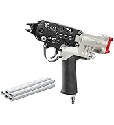 meite SC760S-I2 Pneumatic Hog Ring Gun, 16 Gauge 1/2" Crown Hog Ring Pliers, 2.6-3.6 mm Closure, ...