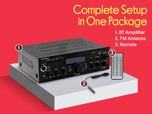 home theater audio stereo system components amplifier bluetooth receiver amp with amplificador