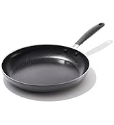 OXO 12” Non-Stick Every Day Frying Pan, BPA-Free Comfort Grip Silicone Handle, Dishwasher & Oven ...