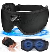 LC-dolida Sleep Headphones, White Noise Bluetooth Sleep Mask 3D Wireless Eye Mask for Sleeping, S...