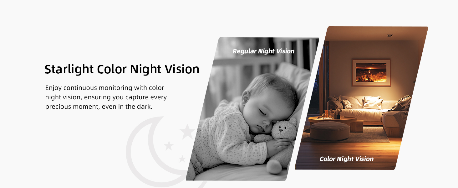 Color night vision indoor camera
