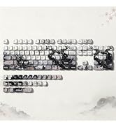 Womier MOA Japanese Keycaps, Doubleshot PBT Keycaps Set | Mechanical Keyboard Key Caps Dye-Sublim...