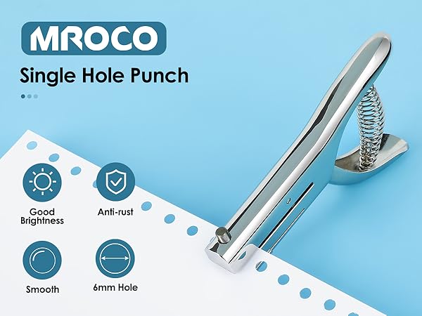 single hole punch