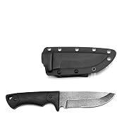 GRITR Expedition Outdoor Fixed Blade Knife - Survival Camping EDC Belt Knife with Drop-Point Part...