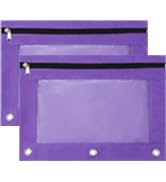 TOPWOOZU Pencil Pouch 3 Ring