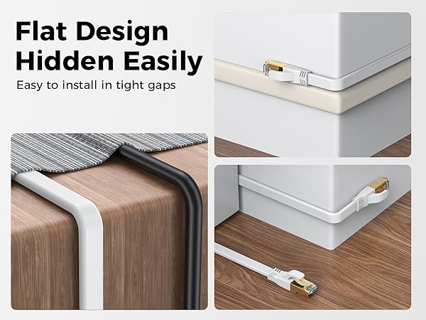 Flat Design Hidden Easily Easy to install in tight gaps