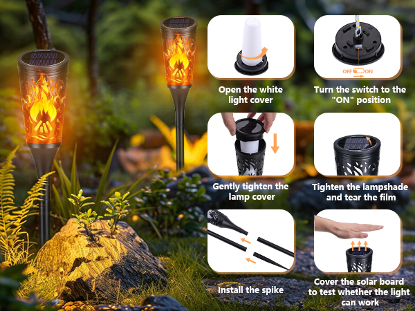 solar yard lights