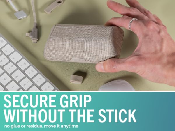 magnetic cord holder no adhesive no glue scratch safe desk nightstand move anytime cable management